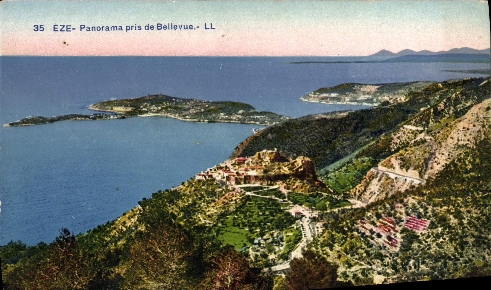 CPA Eze Panorama Pris De Bellevue