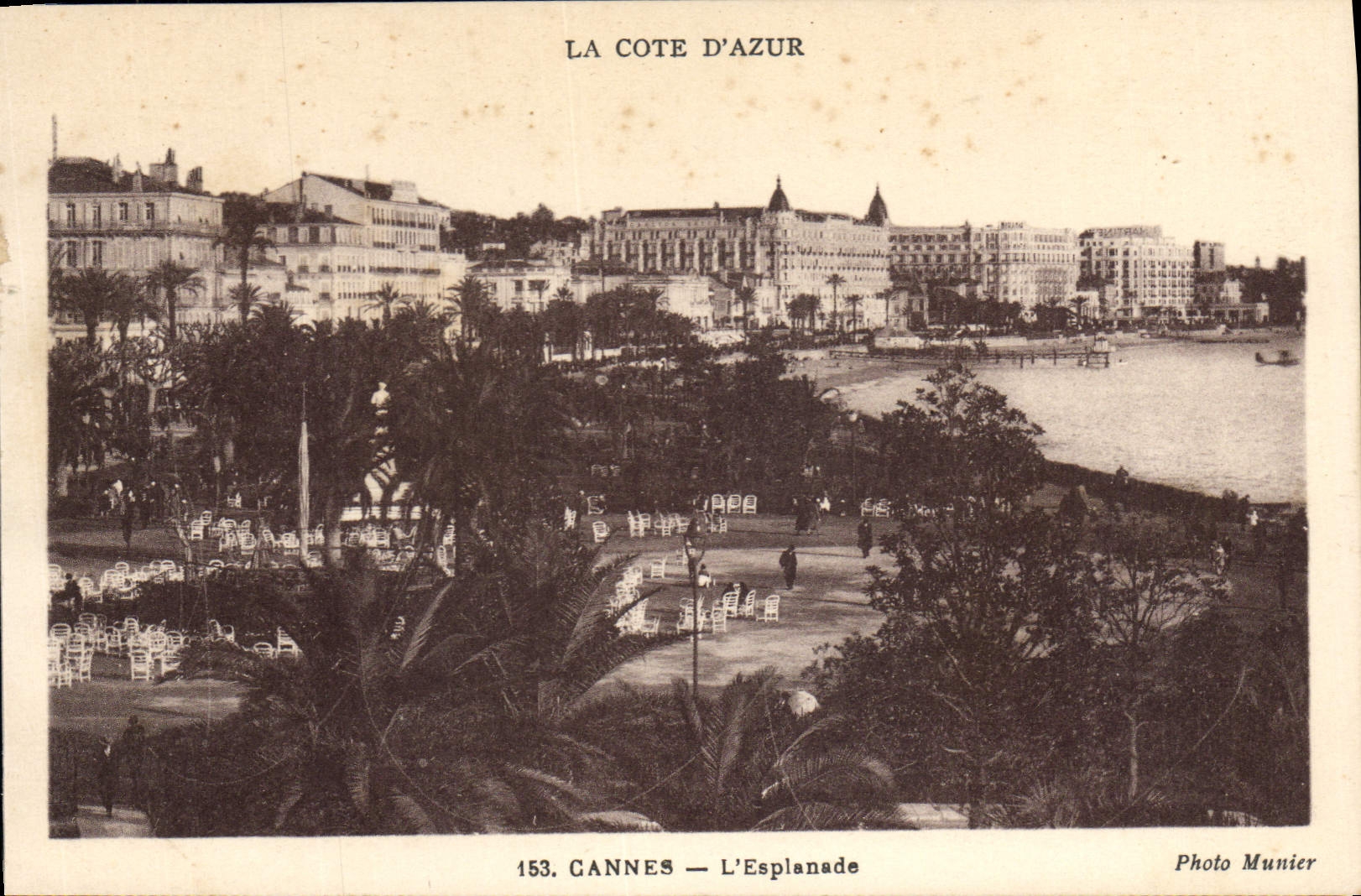 CPA Cannes L'esplanade 