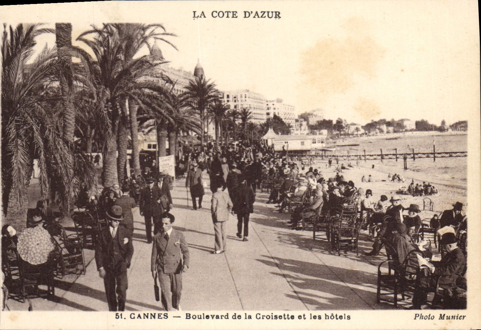 CPA Cannes Boulevard de la Croisette et les Hotels