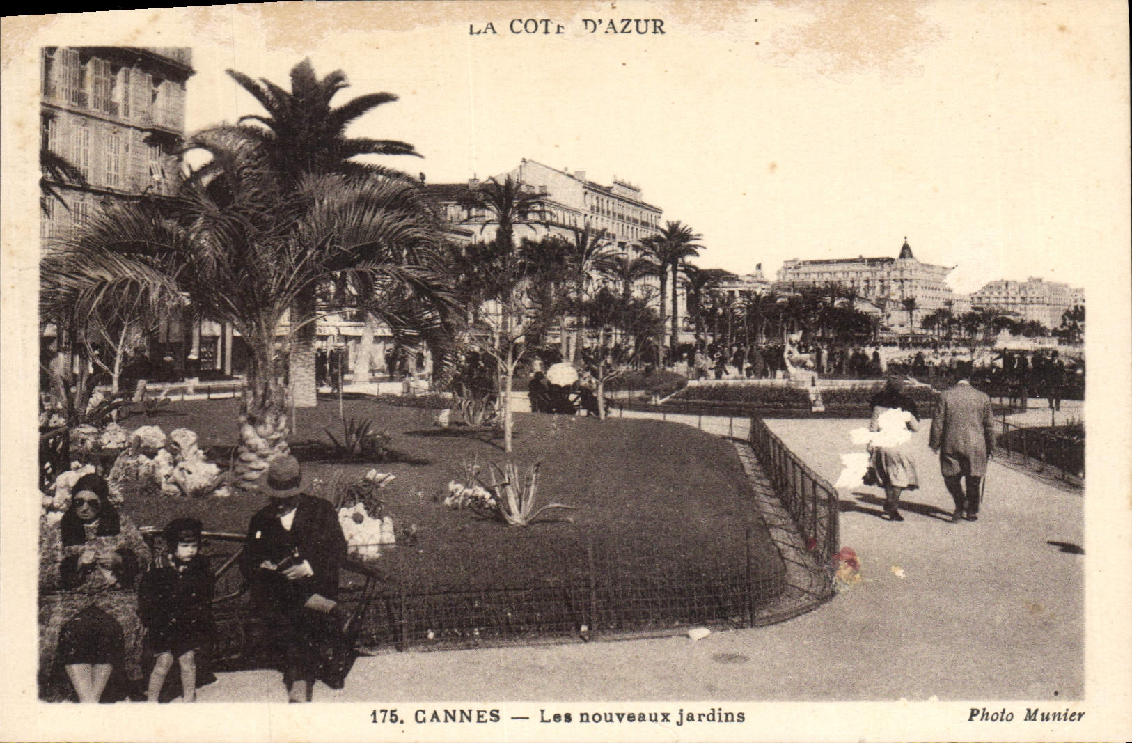 CPA Cannes Les Nouveaux Jardins