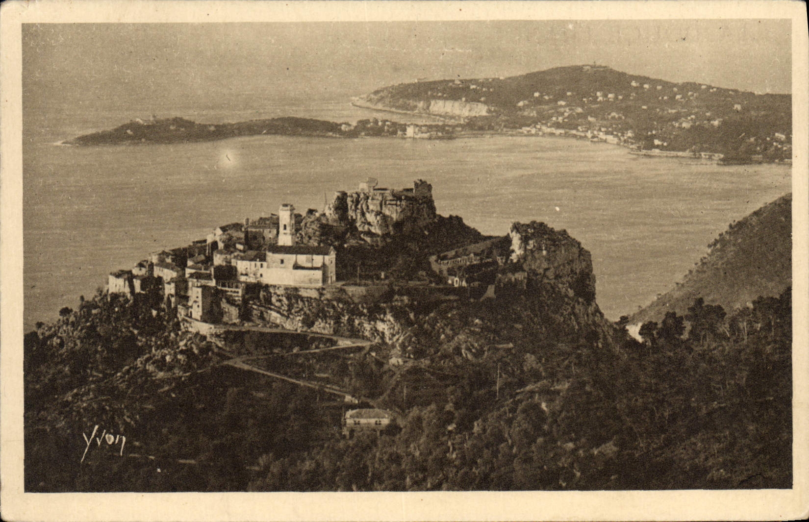 CPA Eze Vue generale du village