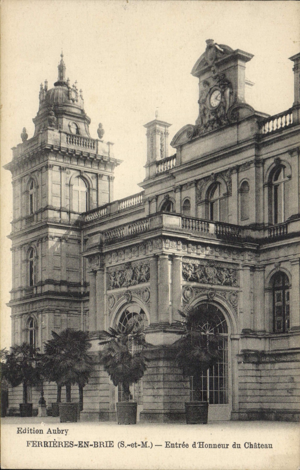 VINTAGE POSTCARD Tool bags In Brie Entered of Honor of the Castle