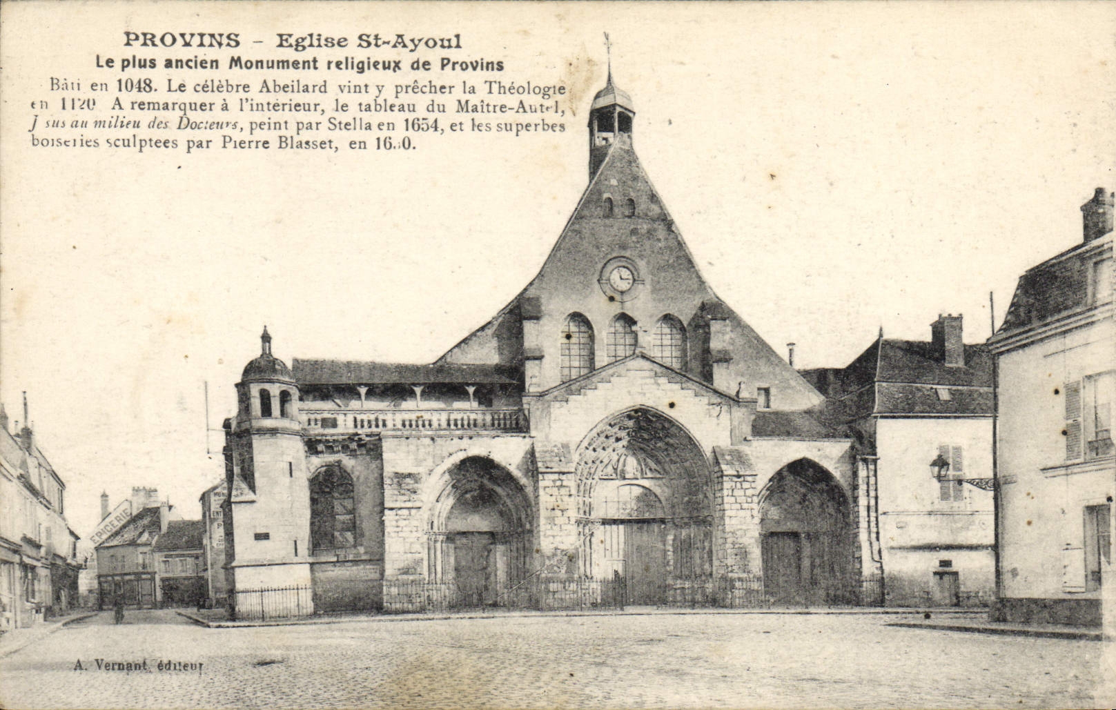 CPA Provins Eglise St Ayoul
