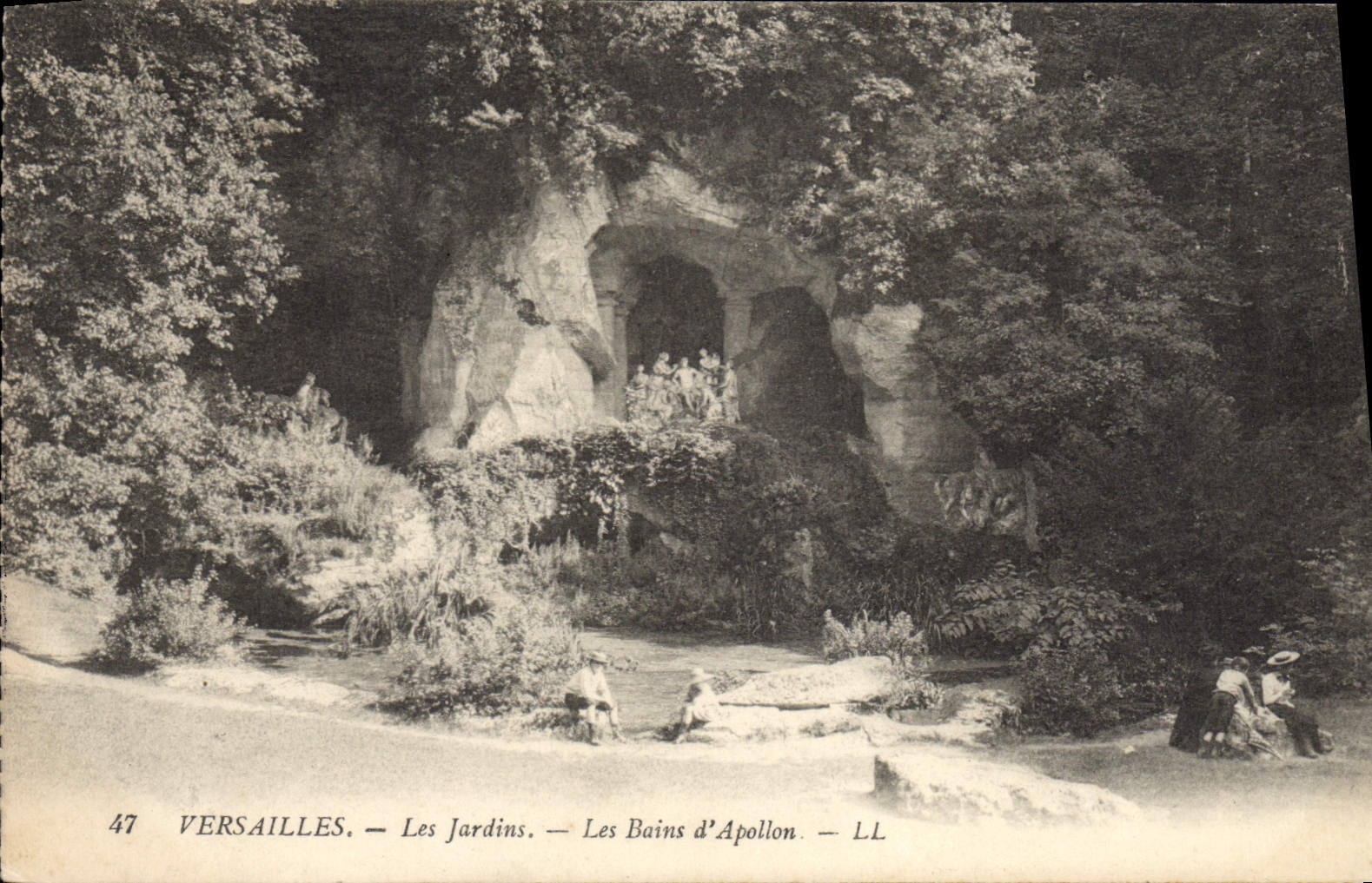 CPA Versailles Les Jardins Les Bains d'Apollon