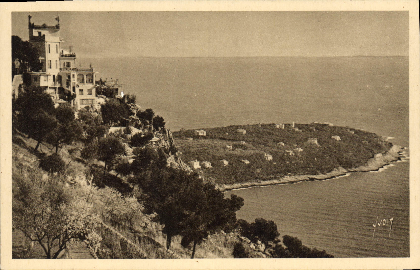 VINTAGE POSTCARD Vistaero builds on the old Roman border gallo