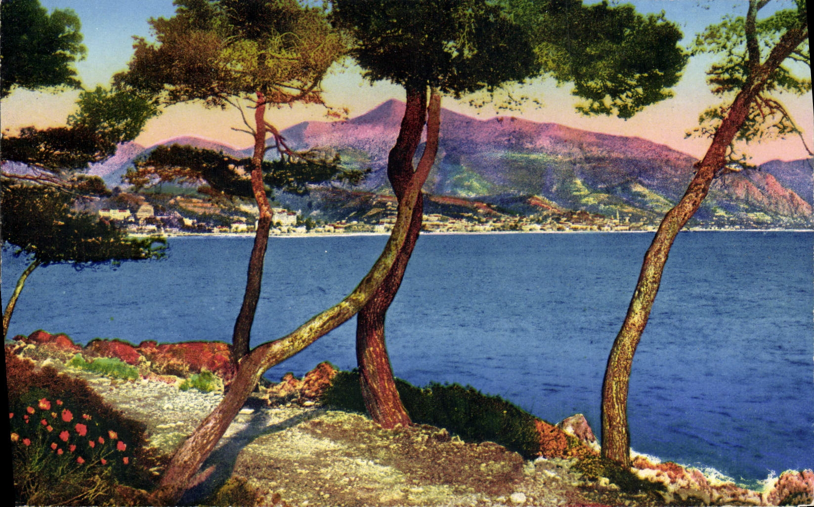 CPA Cap Martin Vue Sur Menton