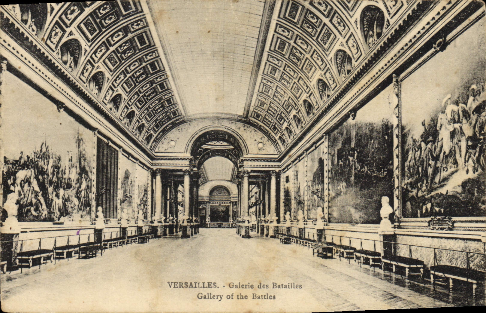 CPA Versailles Galerie des Batailles 