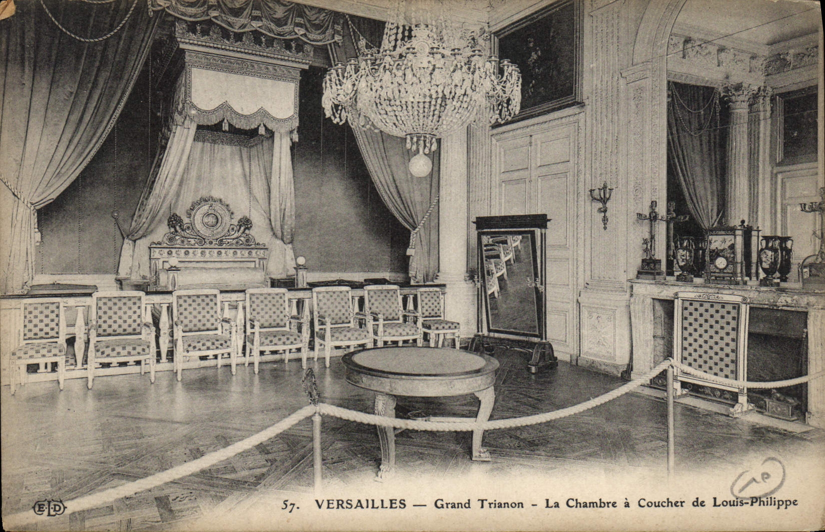 VINTAGE POSTCARD Versailles Grand Trianon the Room has to lay down Philippe louis
