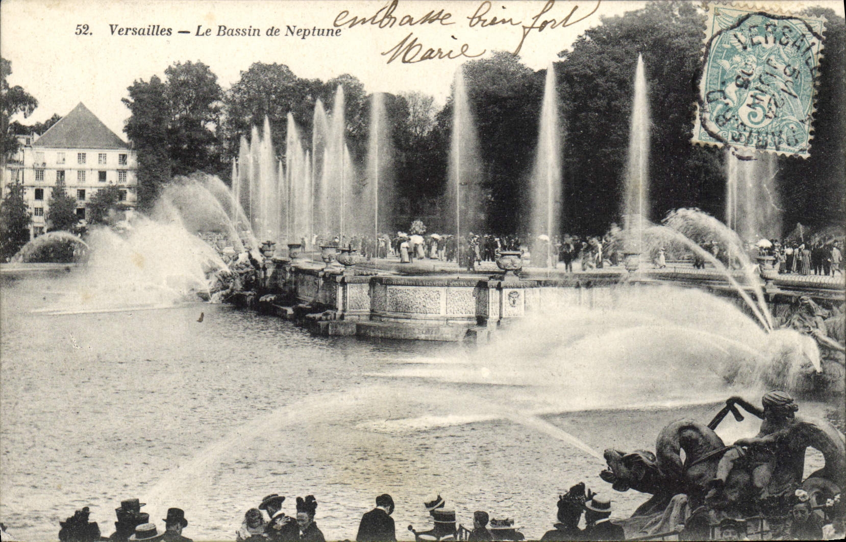 CPA Versailles Le Bassin de Neptune