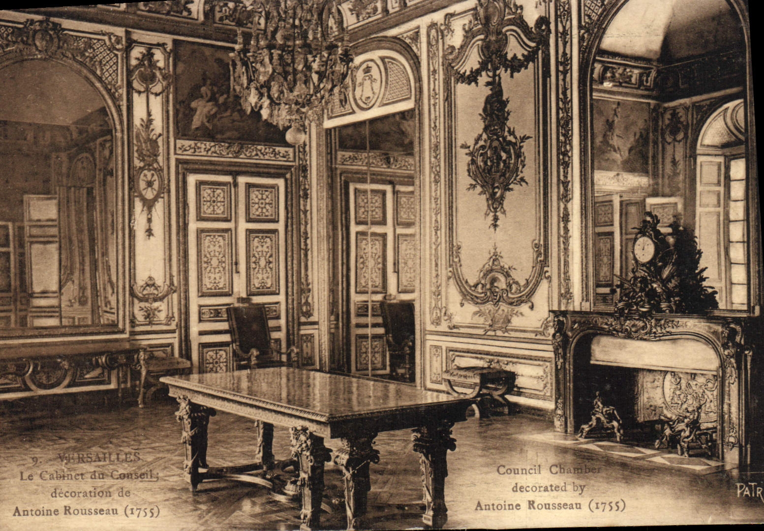 CPA Versailles Le cabinet du conseil decoration de Antoine Rousseau 
