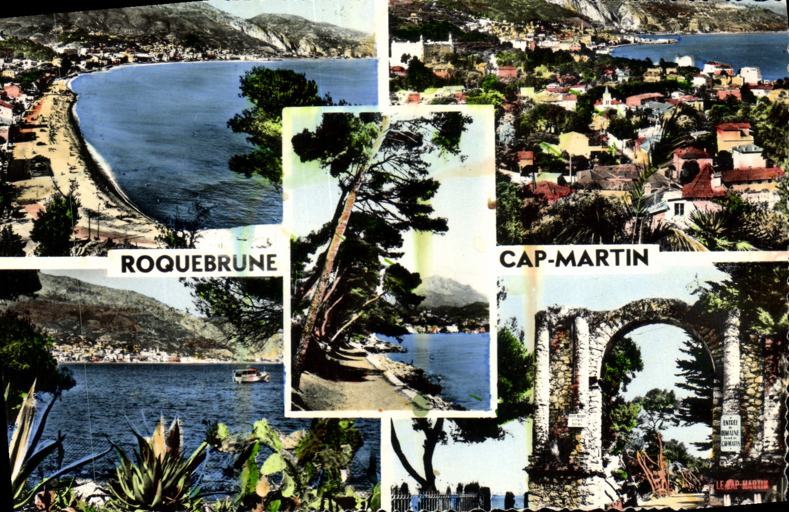 POSTAL MODERNA cabo Martin de Roquebrune