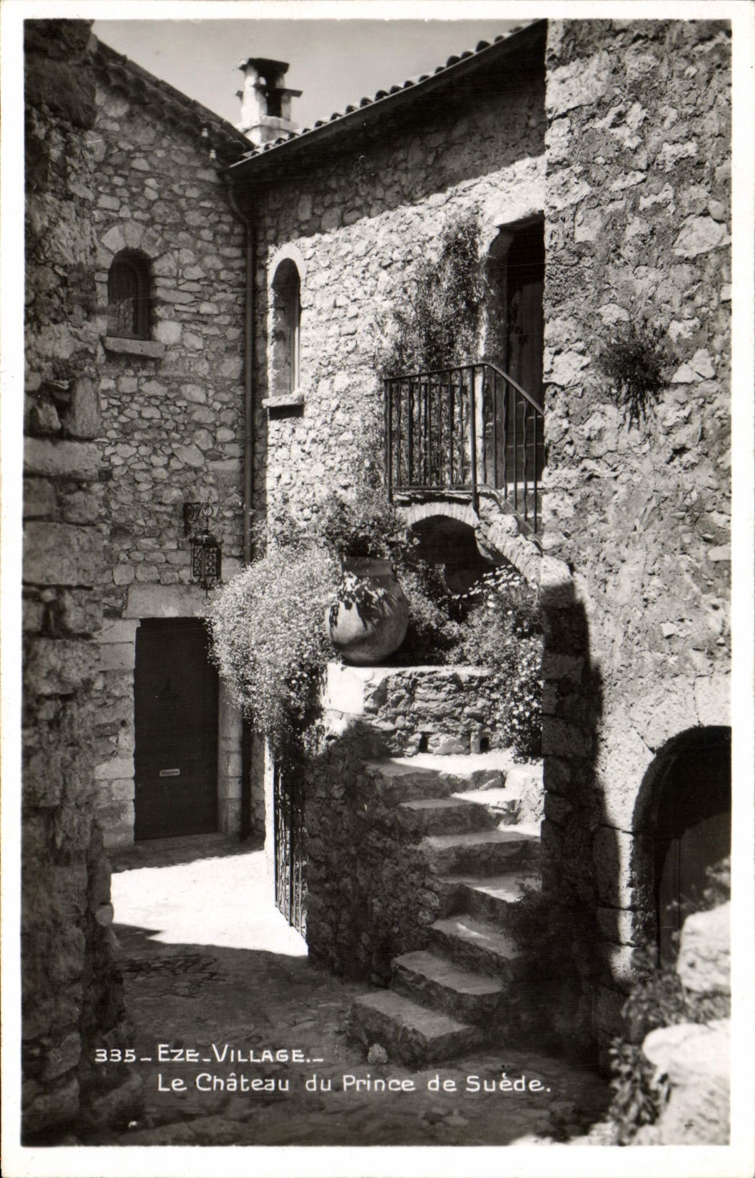 POSTAL MODERNA Eze la aldea el castillo de príncipe de Suede