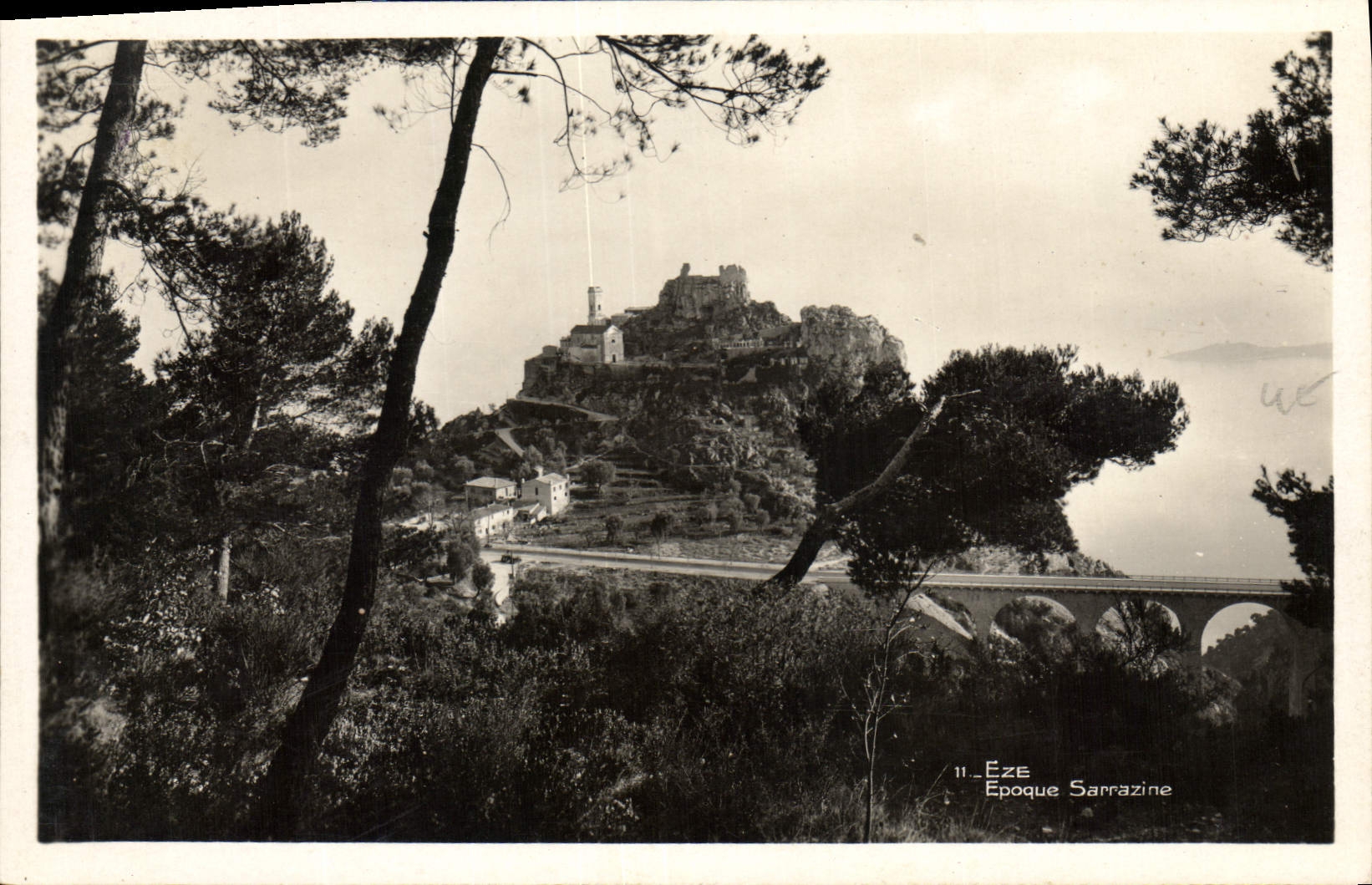 CPA Eze Epoque Sarrazine