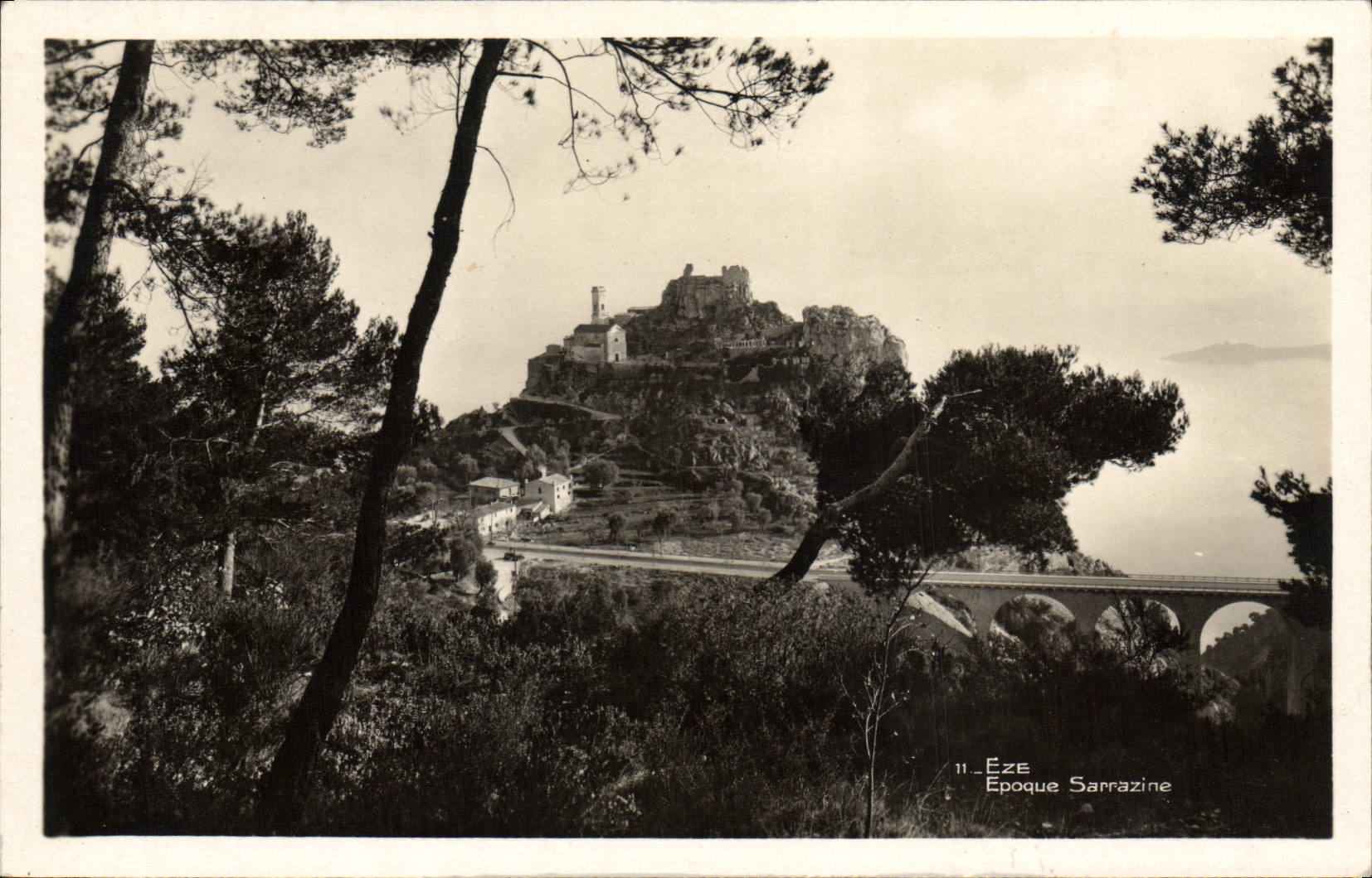 CPA Eze Epoque Sarrazine