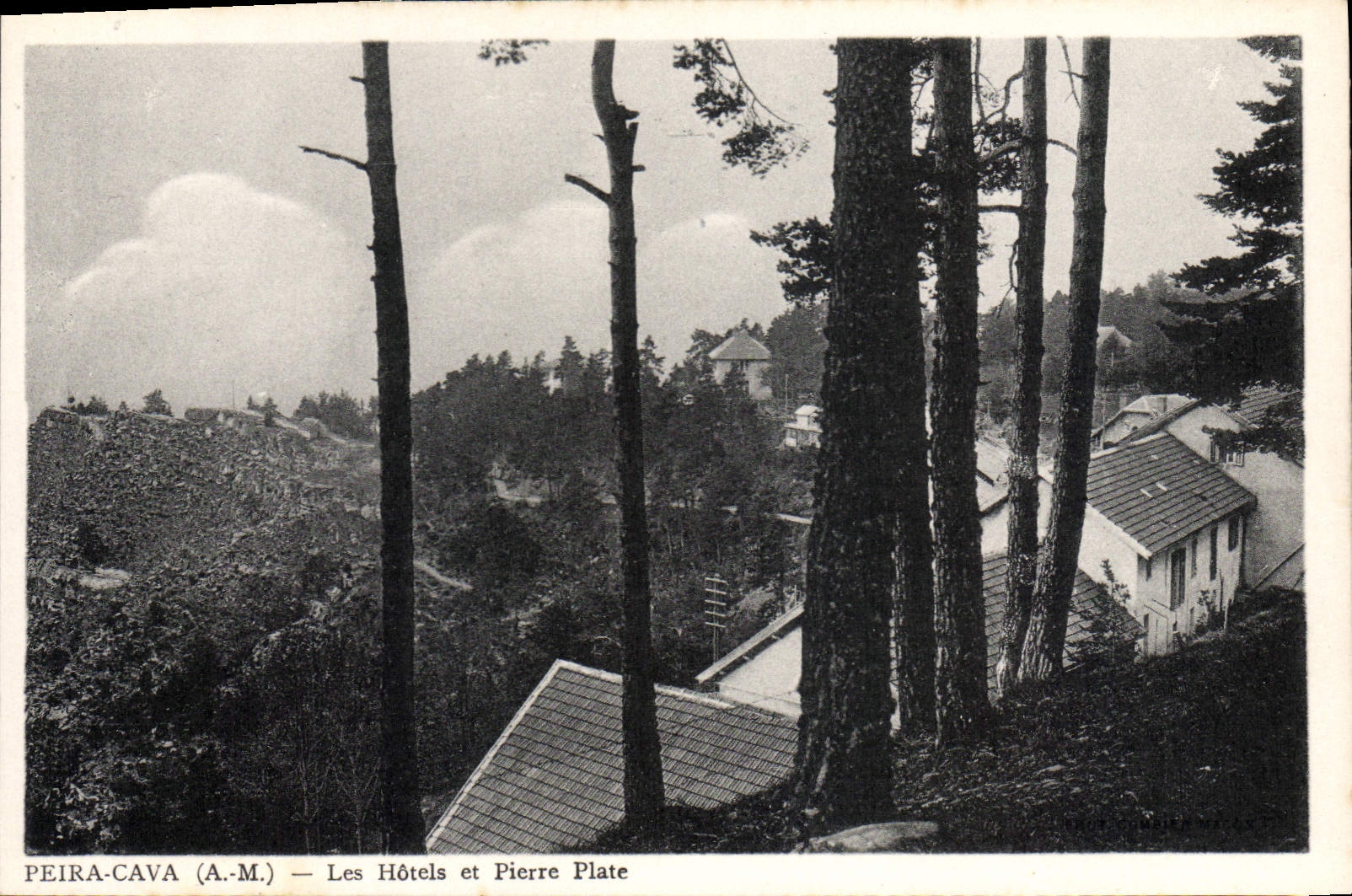 CPA Peira Cava Les Hotels et Pierre Plate