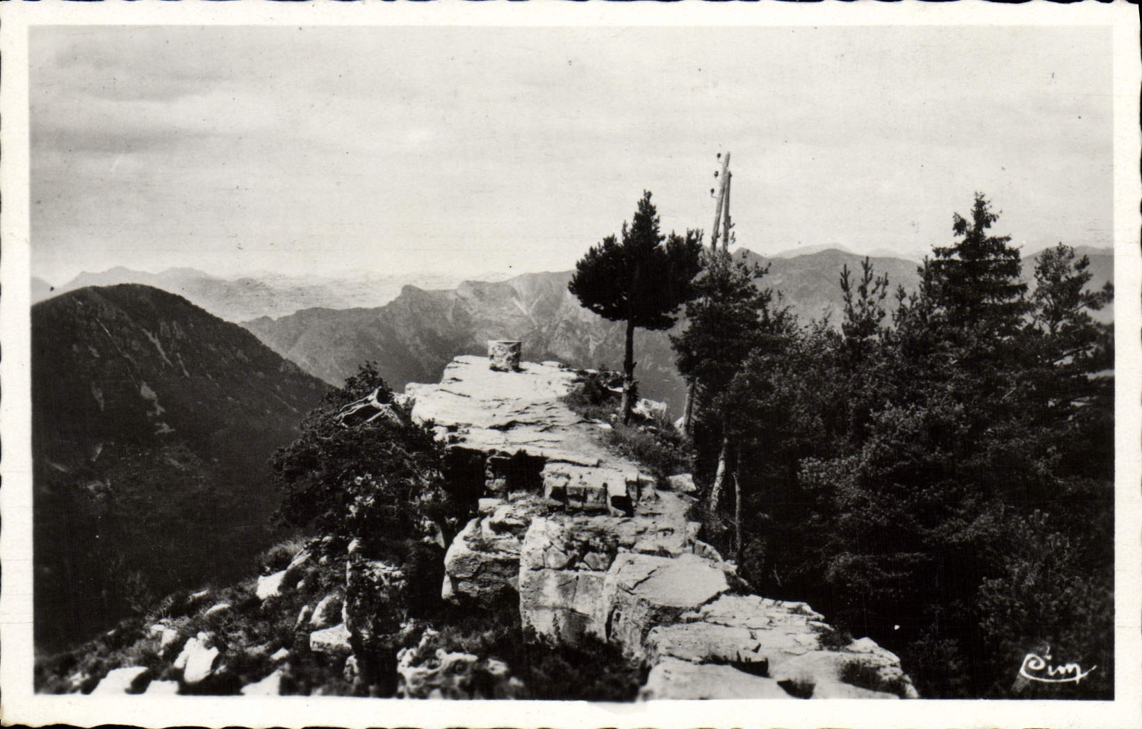 CPA Peira Cava Table d'orientation