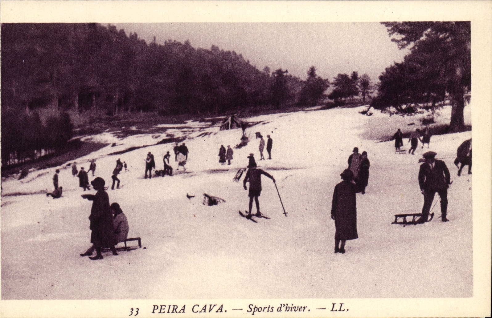 CPA Peira Cava sports d'Hiver Luge