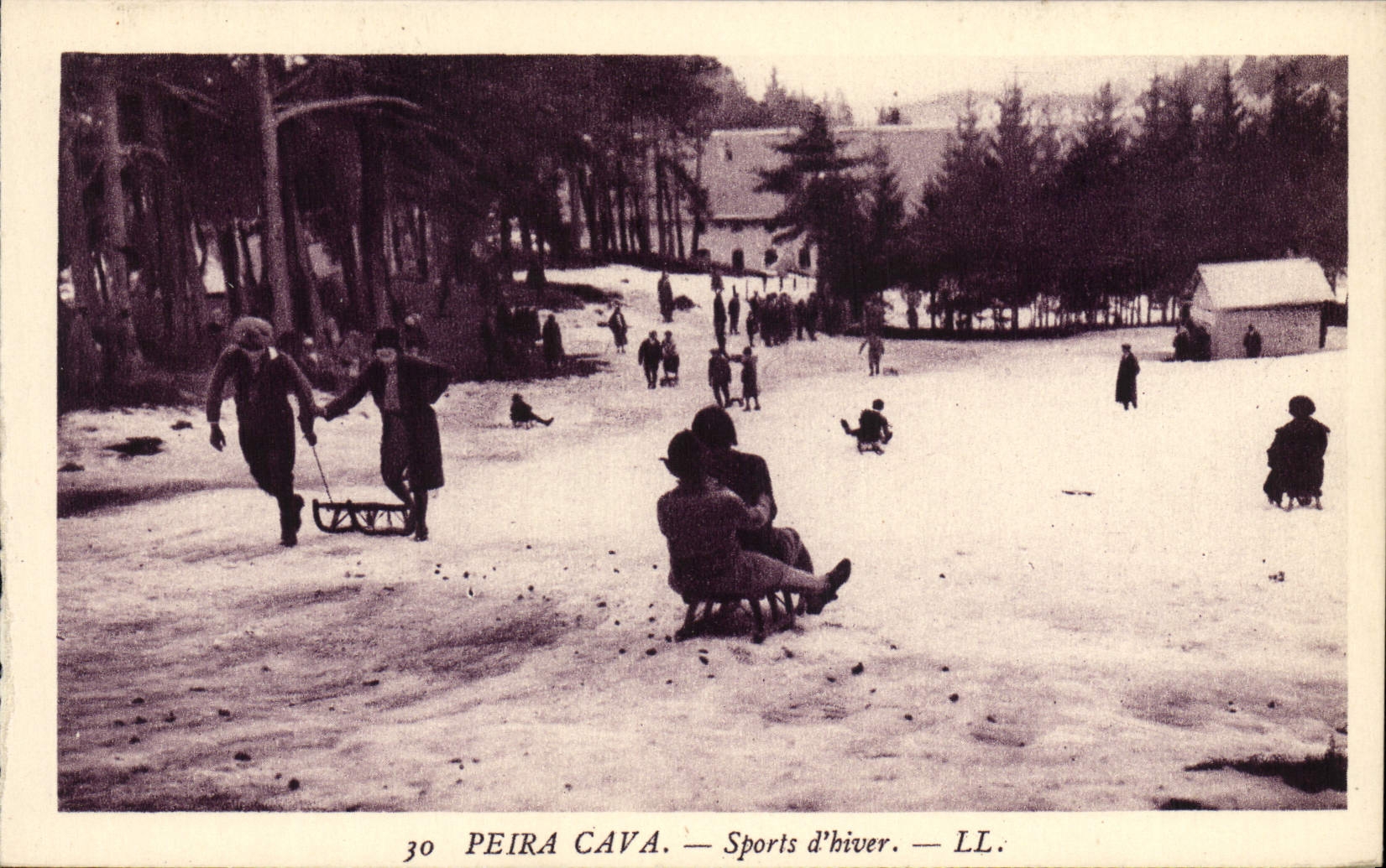 CPA Peira Cava sports d'Hiver Luge