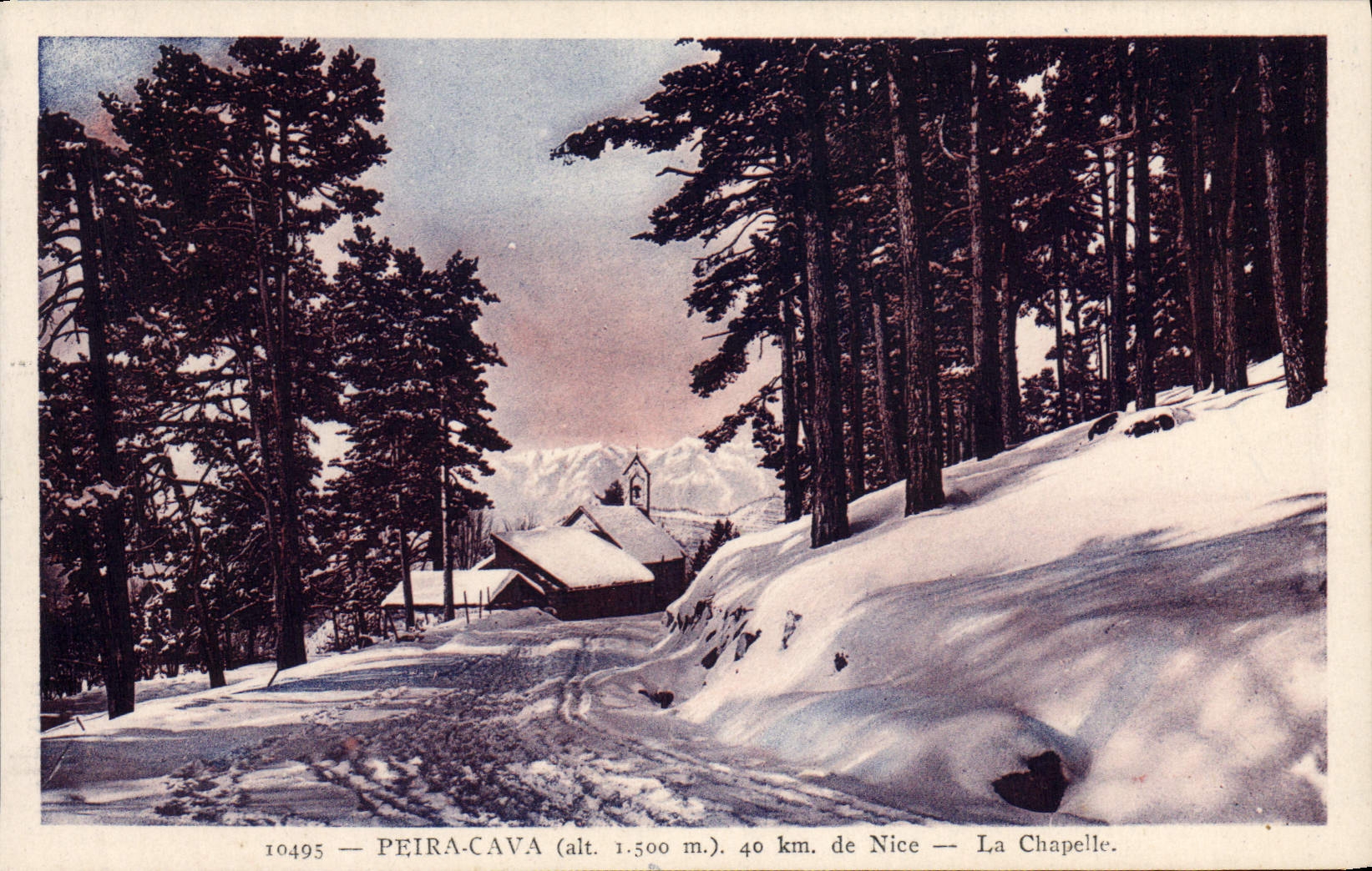 CPA Peira Cava La chapelle