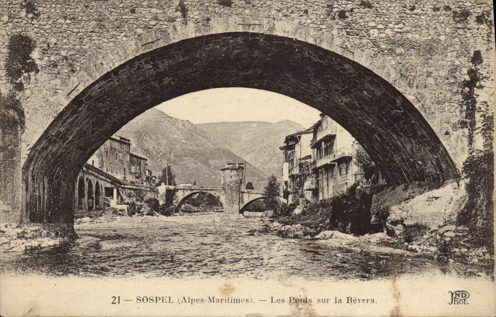 CPA Sospel Les Ponts sur la Bevera