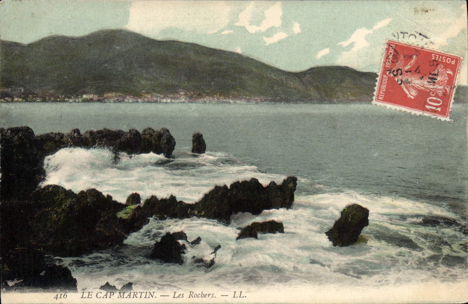CPA Le Cap Martin Les rochers