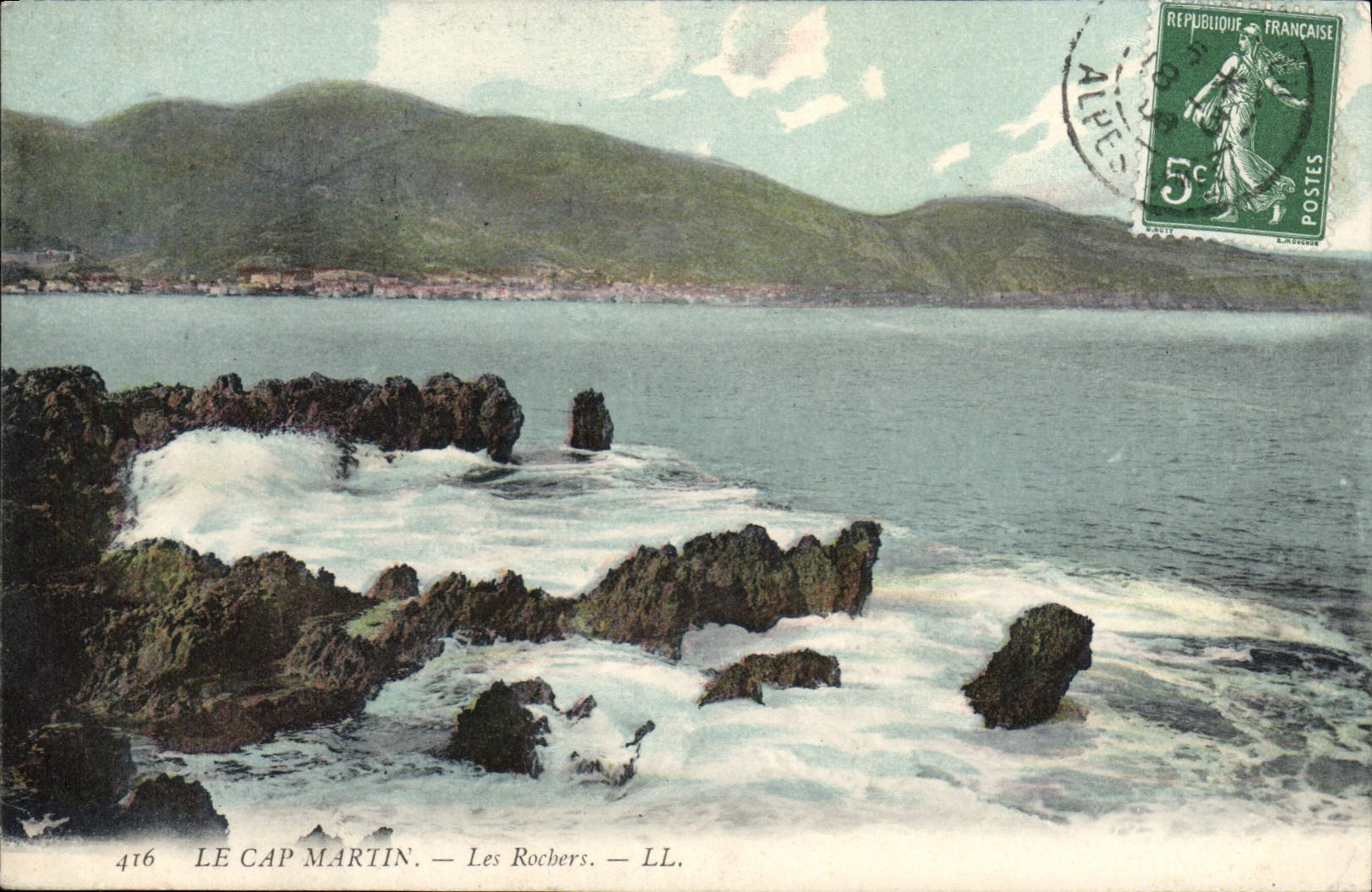 CPA Le Cap Martin Les rochers