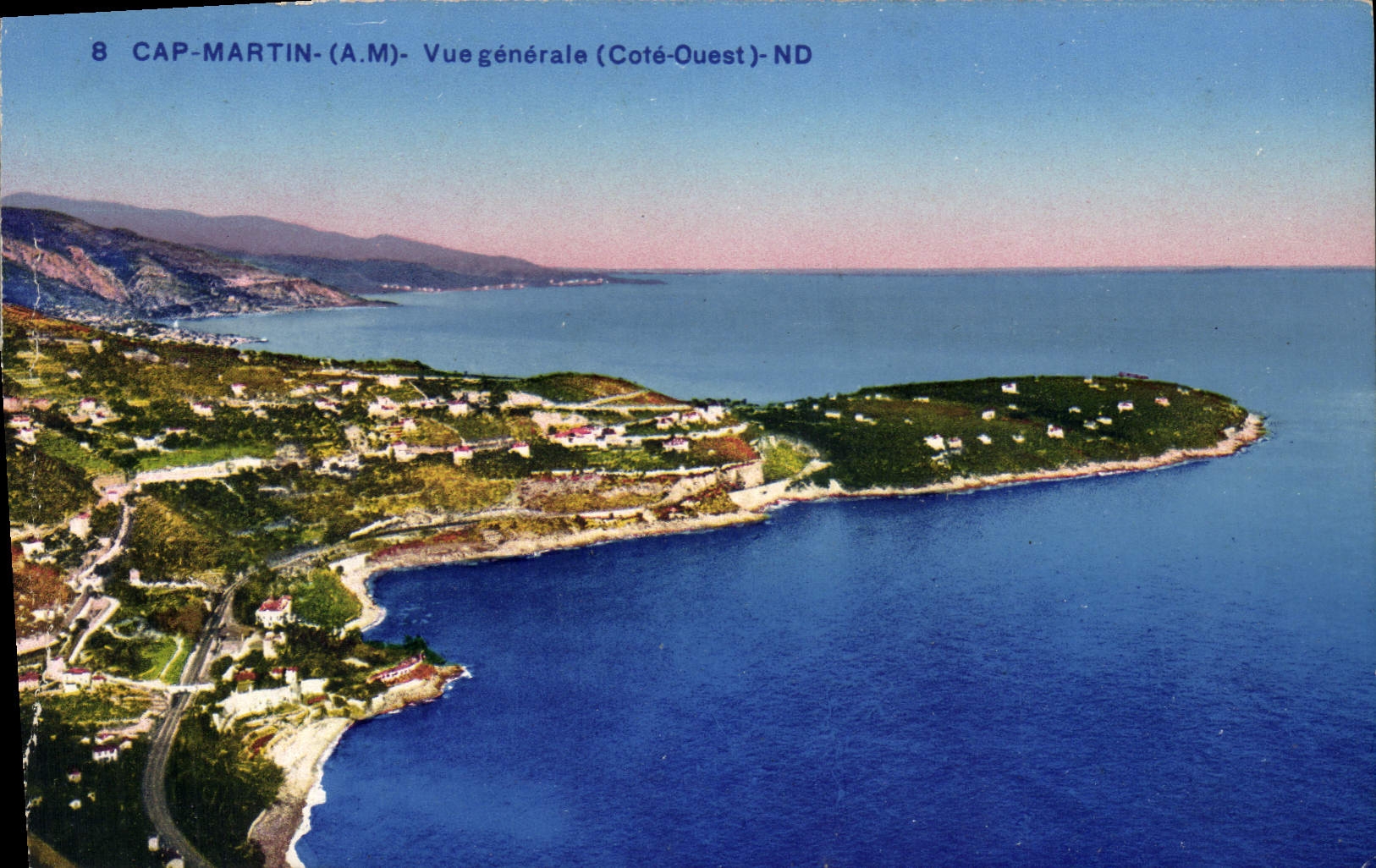 CPA Cap Martin Vue Generale