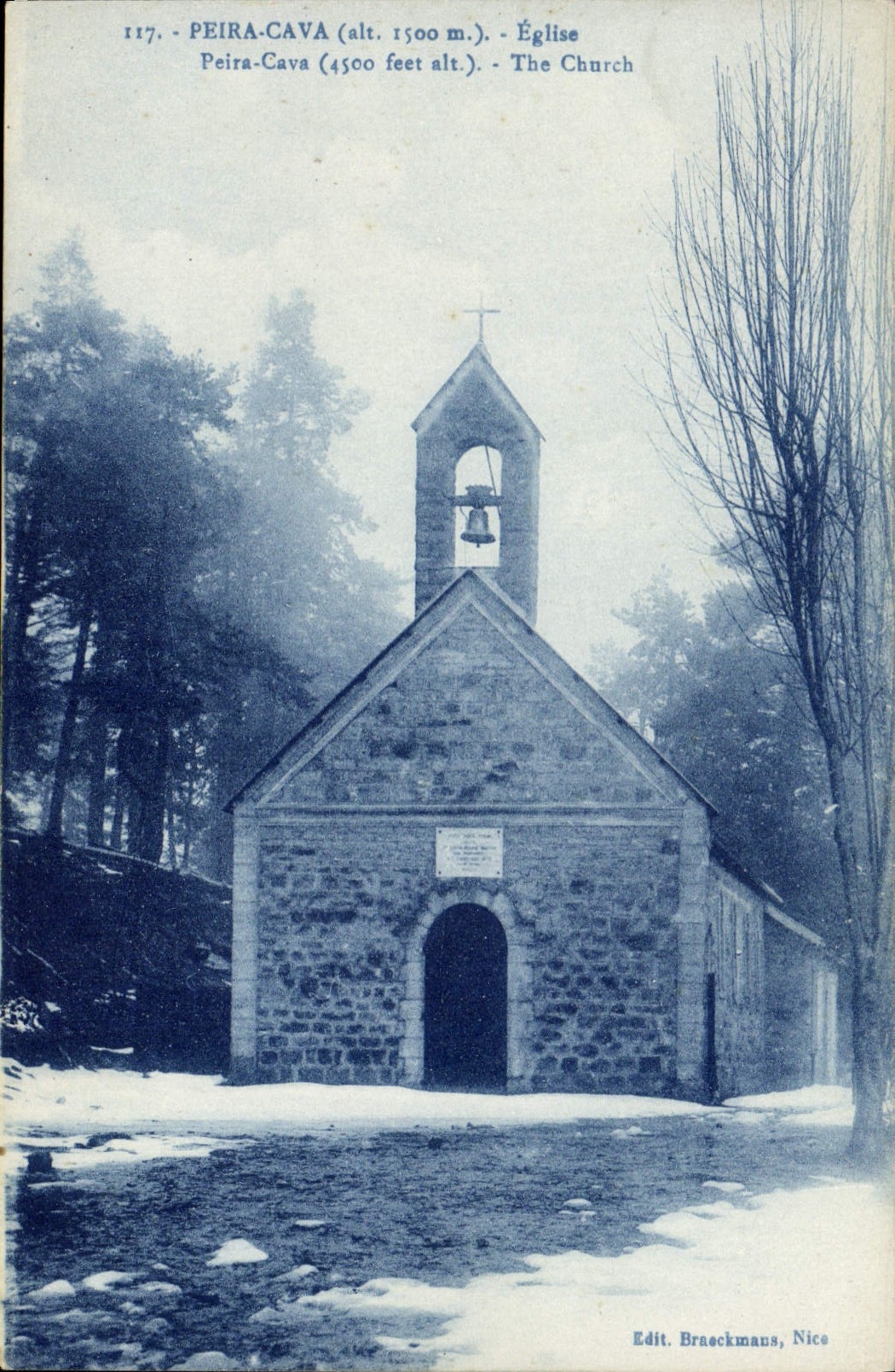 CPA Peira Cava Eglise