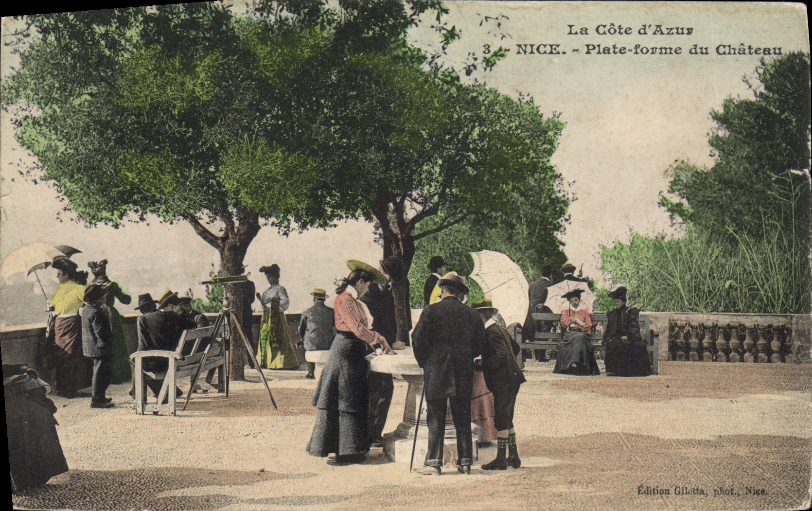 CPA Nice Plate Frome du Chateau