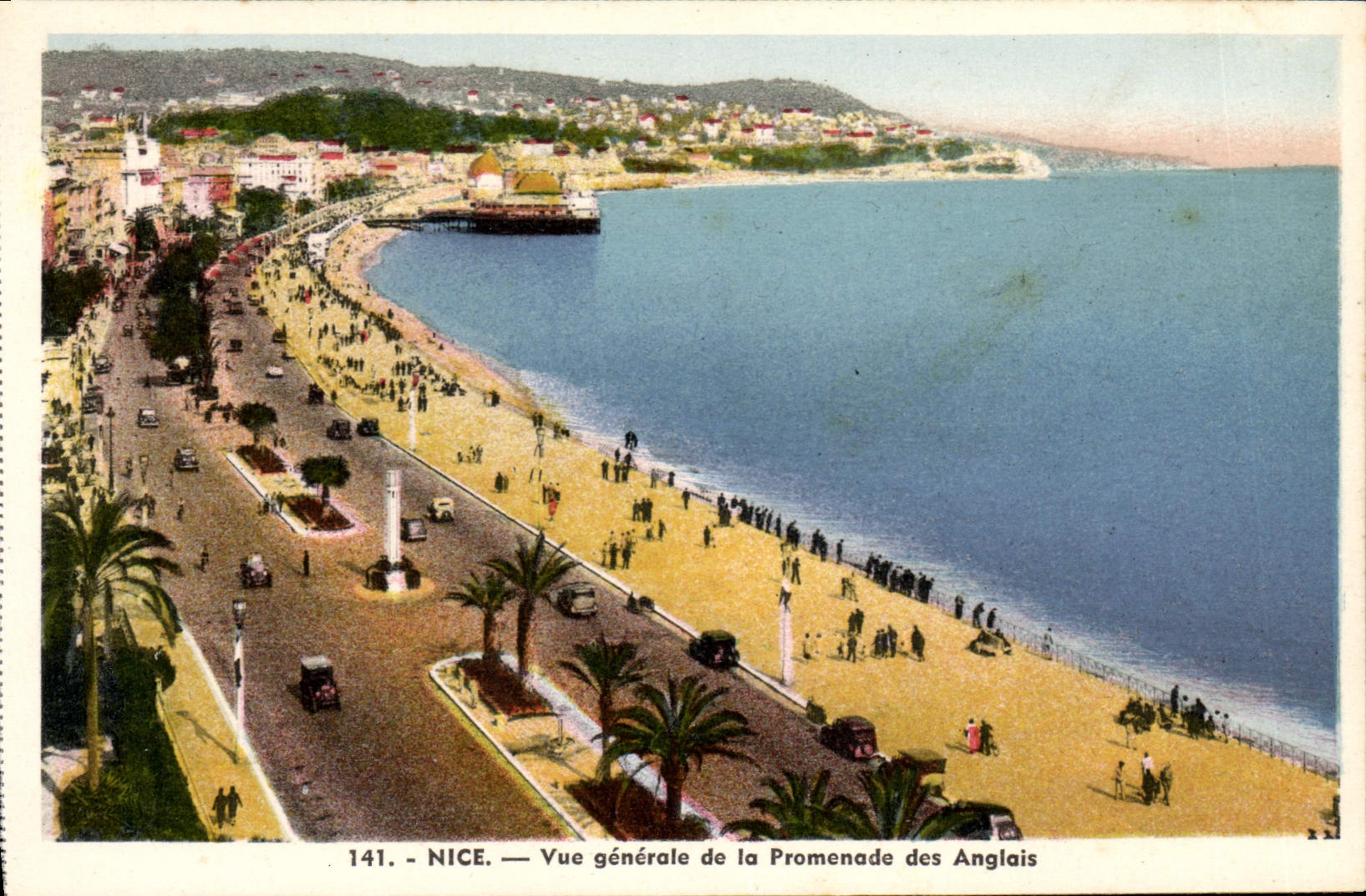 CPA Nice Vue Generale de la Promenade des Anglais