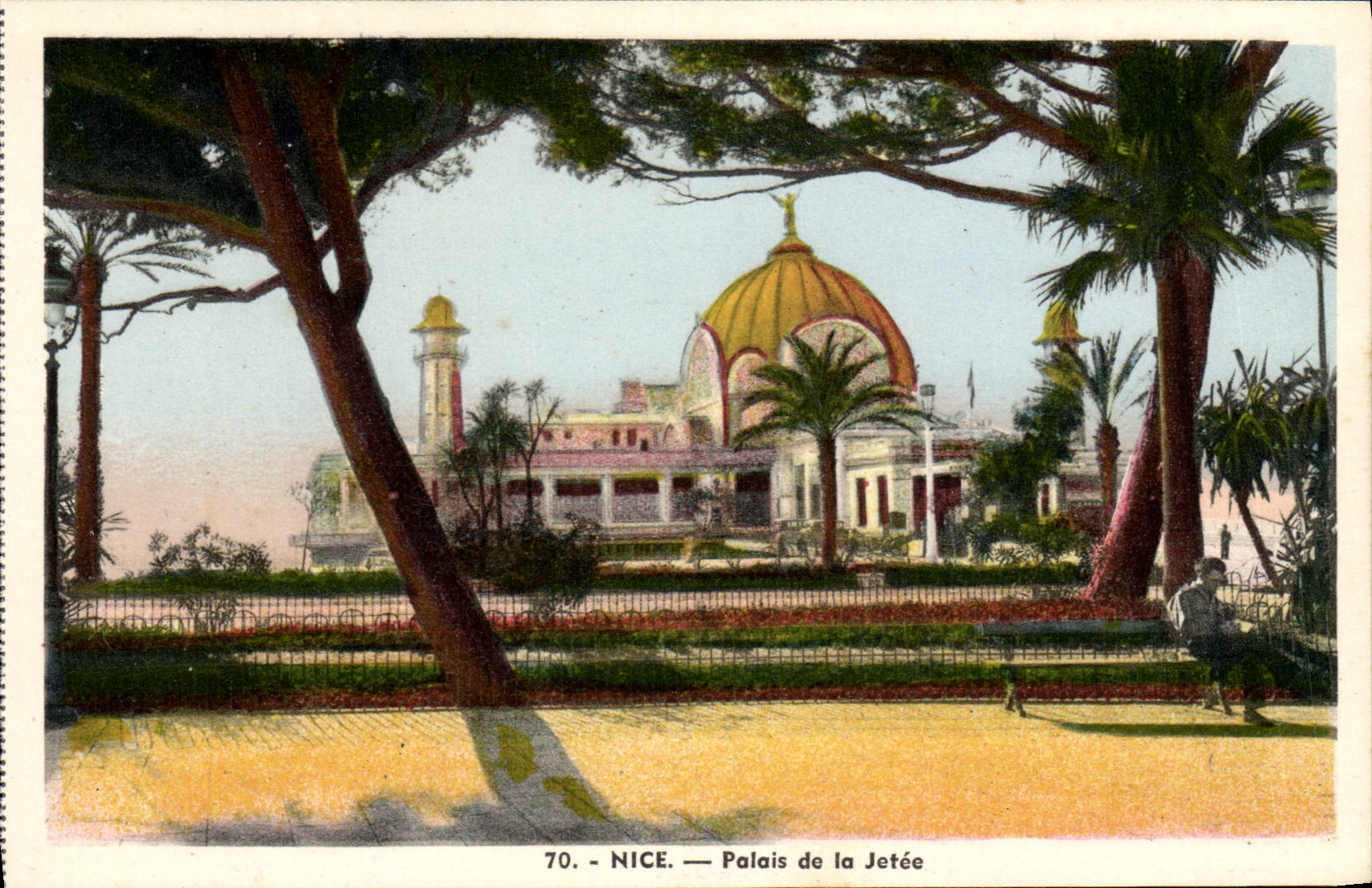 CPA Nice Palais de la Jetee