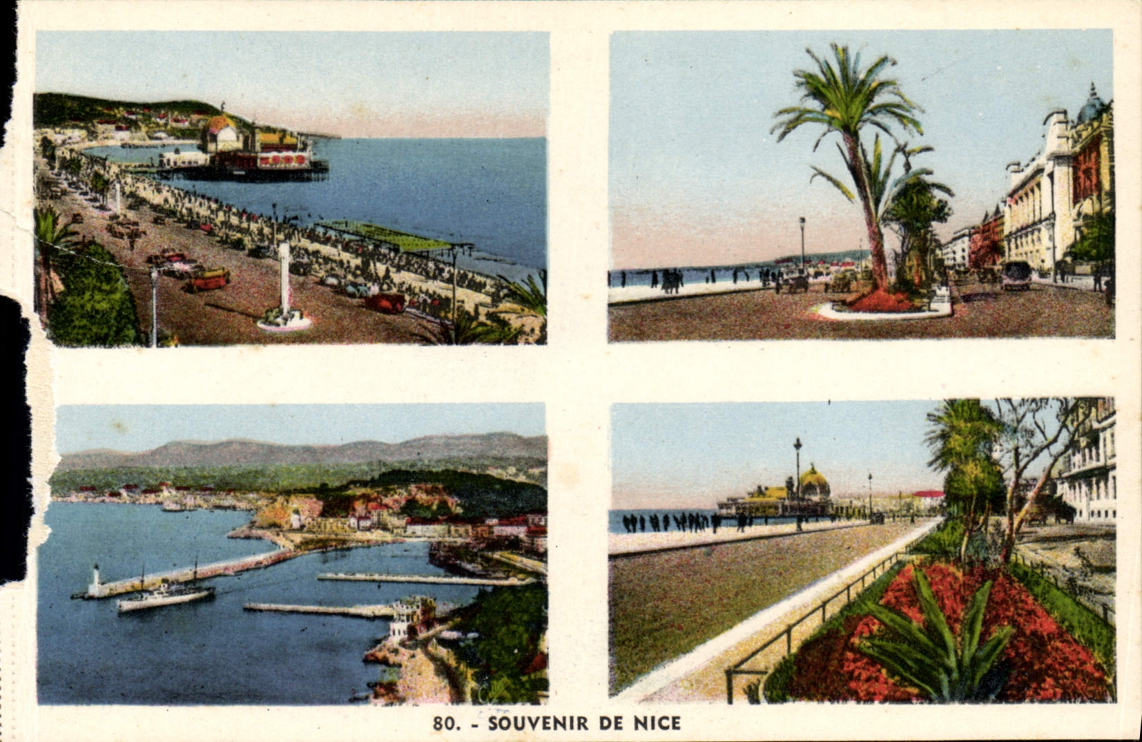 Recuerdo de la POSTAL de la VENDIMIA Niza