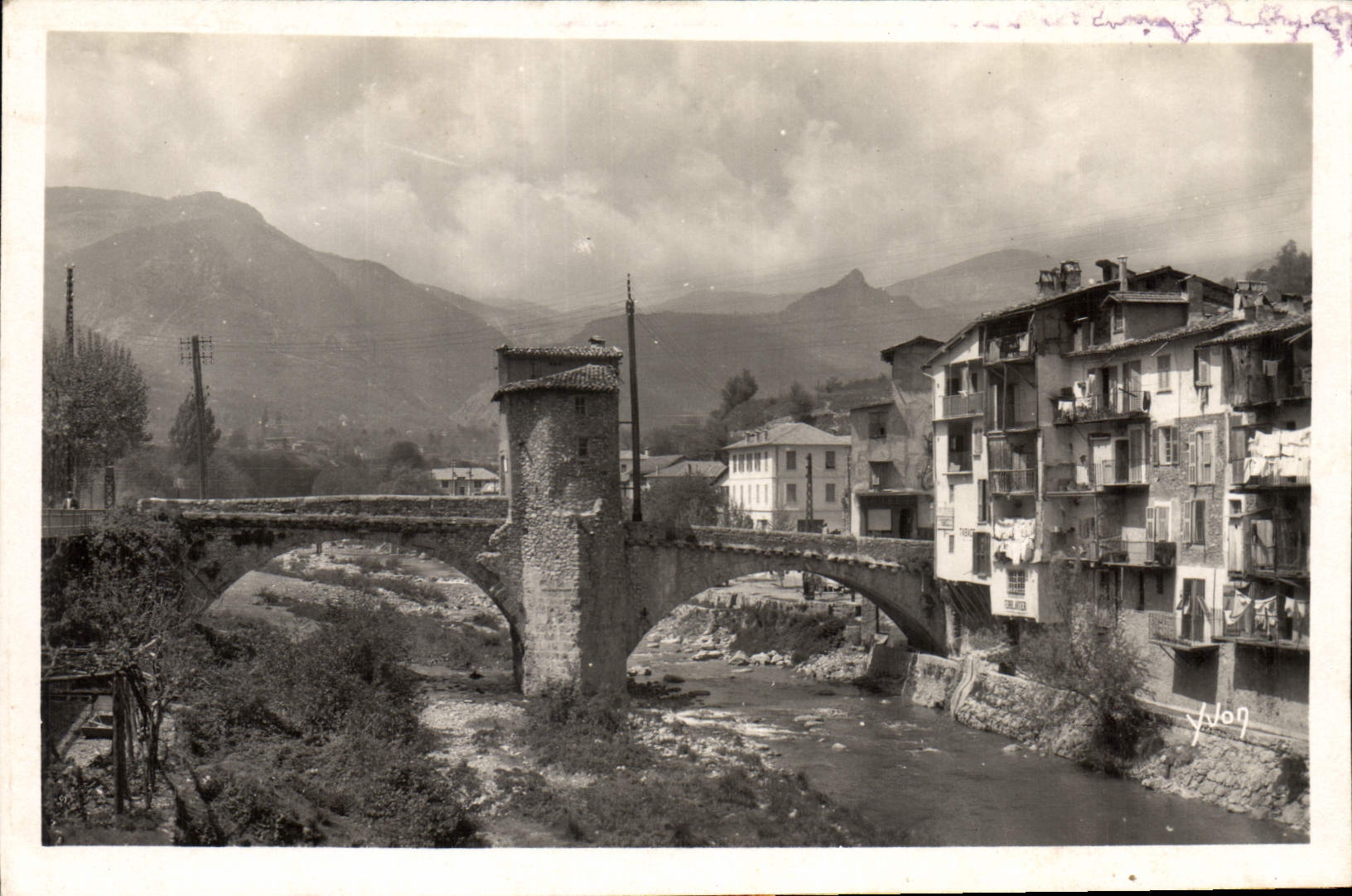 CPA Sospel Le Vieux Pont Sur La Bevera