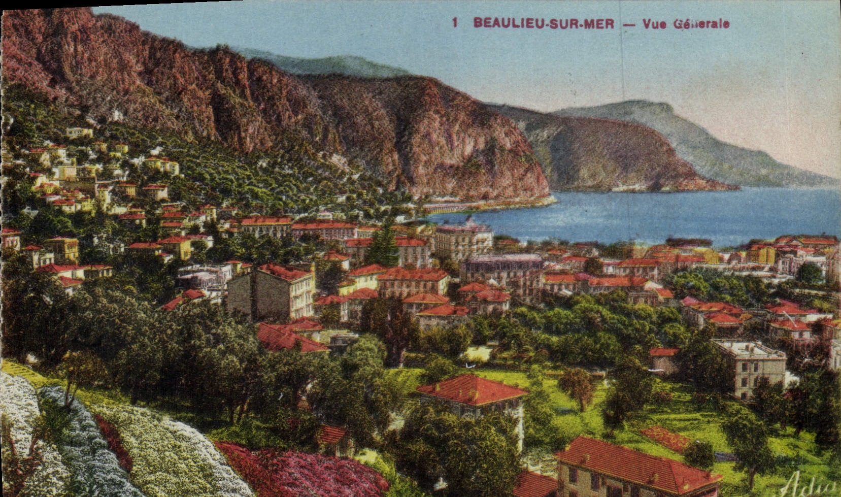 CPA Beaulieu Sur Mer Vue Generale