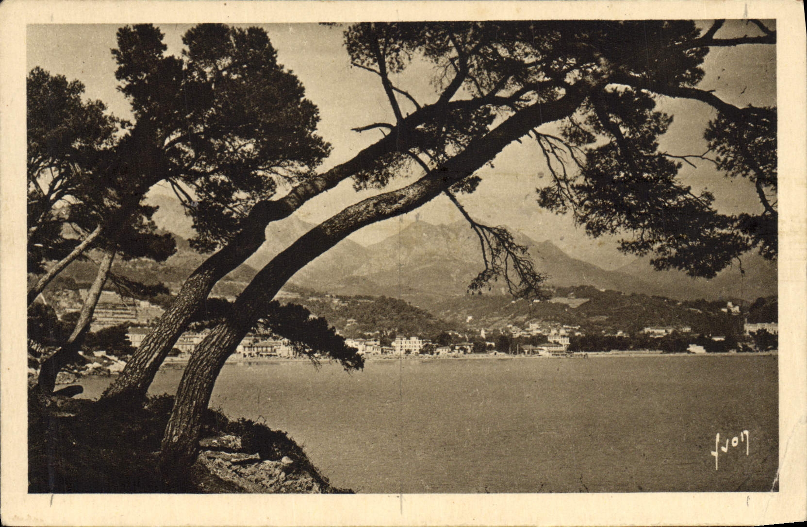 CPA Menton Cap Martin Matinee de printemps au Cap Martin