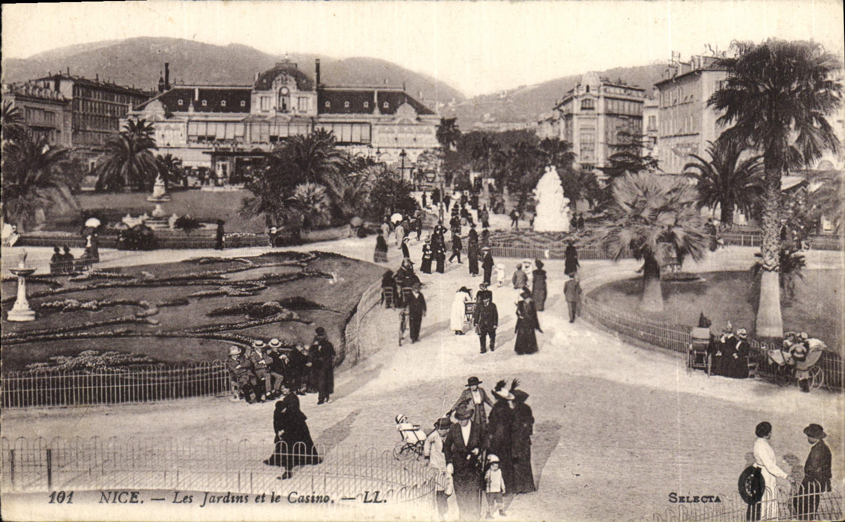 CPA Nice Les Jardins et le Casino