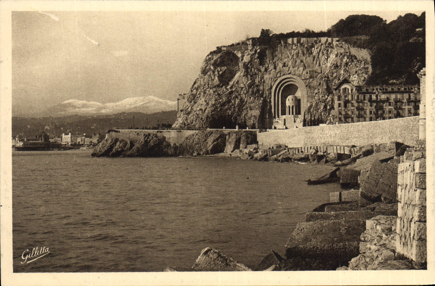 CPA Nice Rocher du Chateau