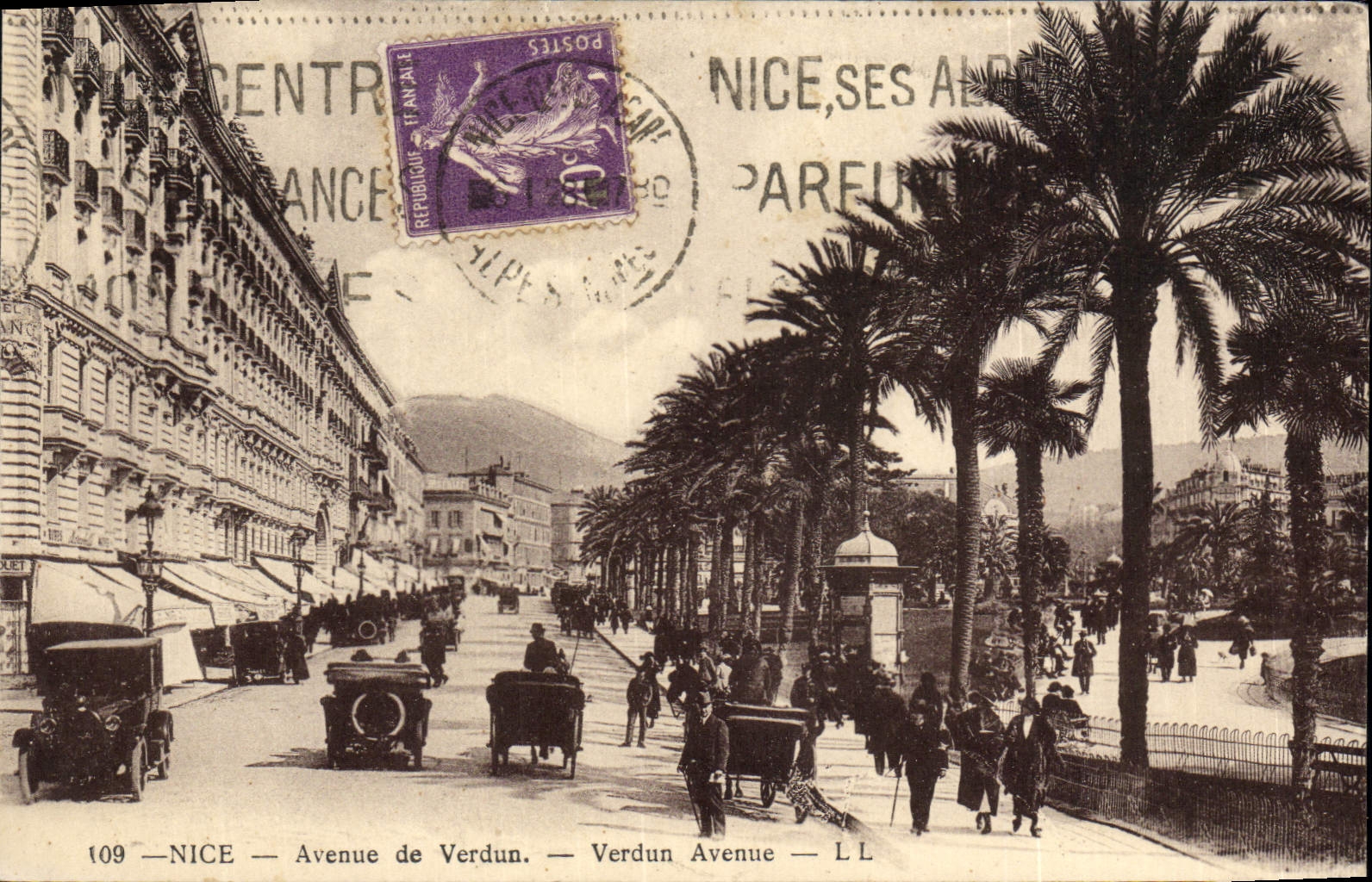 VINTAGE POSTCARD Nice Which occurred of Verdun
