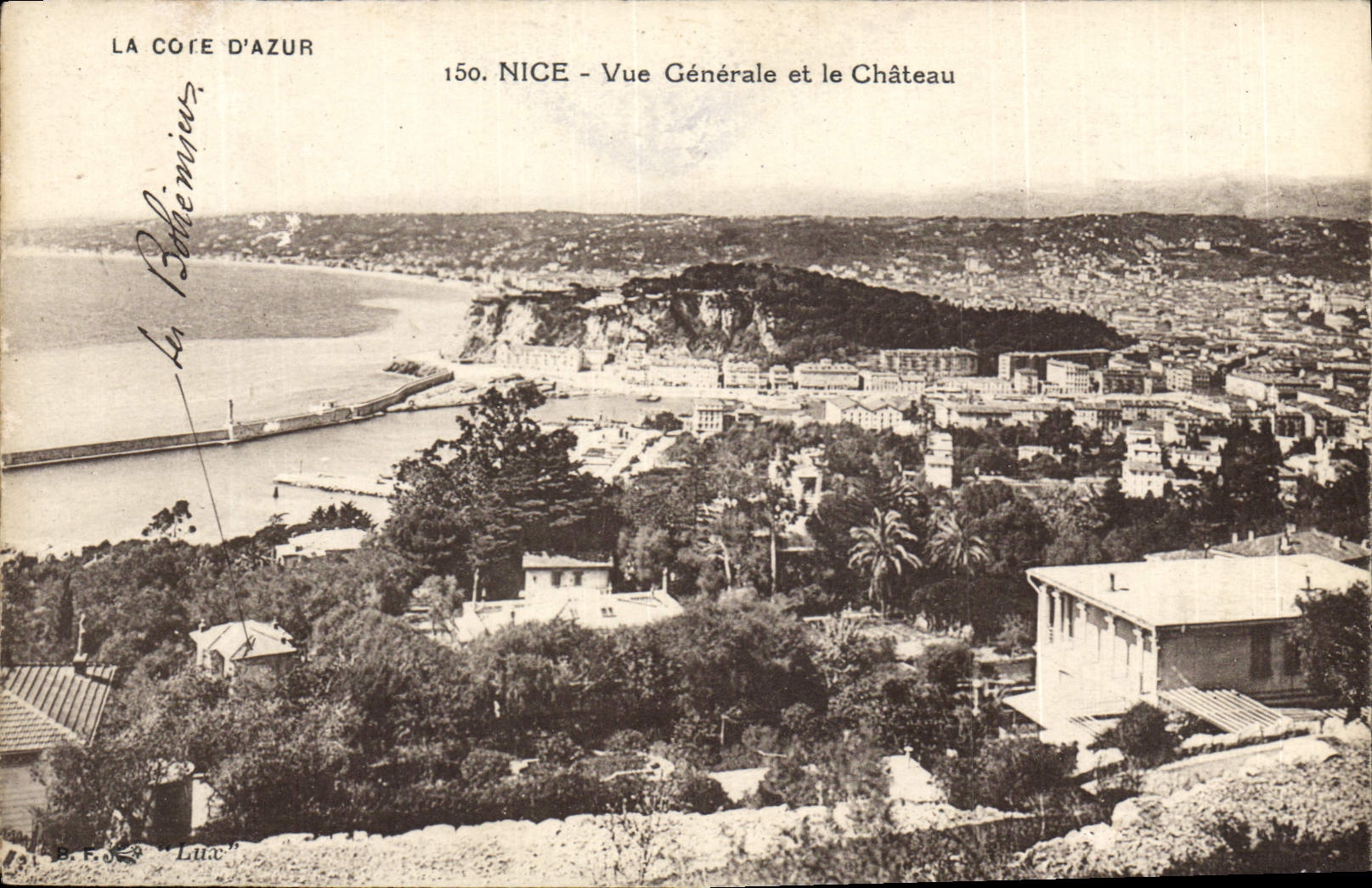 CPA Nice Vue Generale et le Chateau