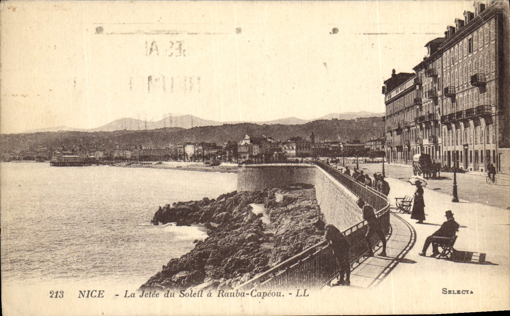 La POSTAL de la VENDIMIA Niza el embarcadero del Sun tiene Rouba Capeou