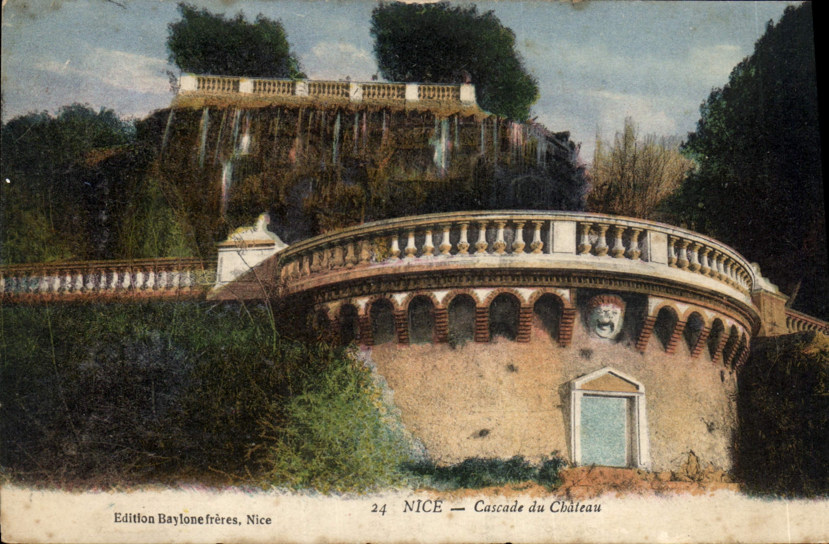 CPA Nice Cascade du Chateau