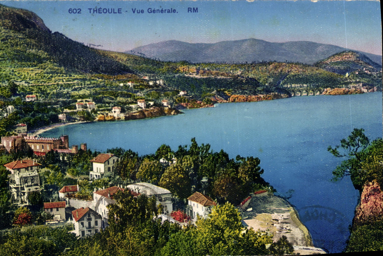 CPA Theoule Vue Generale