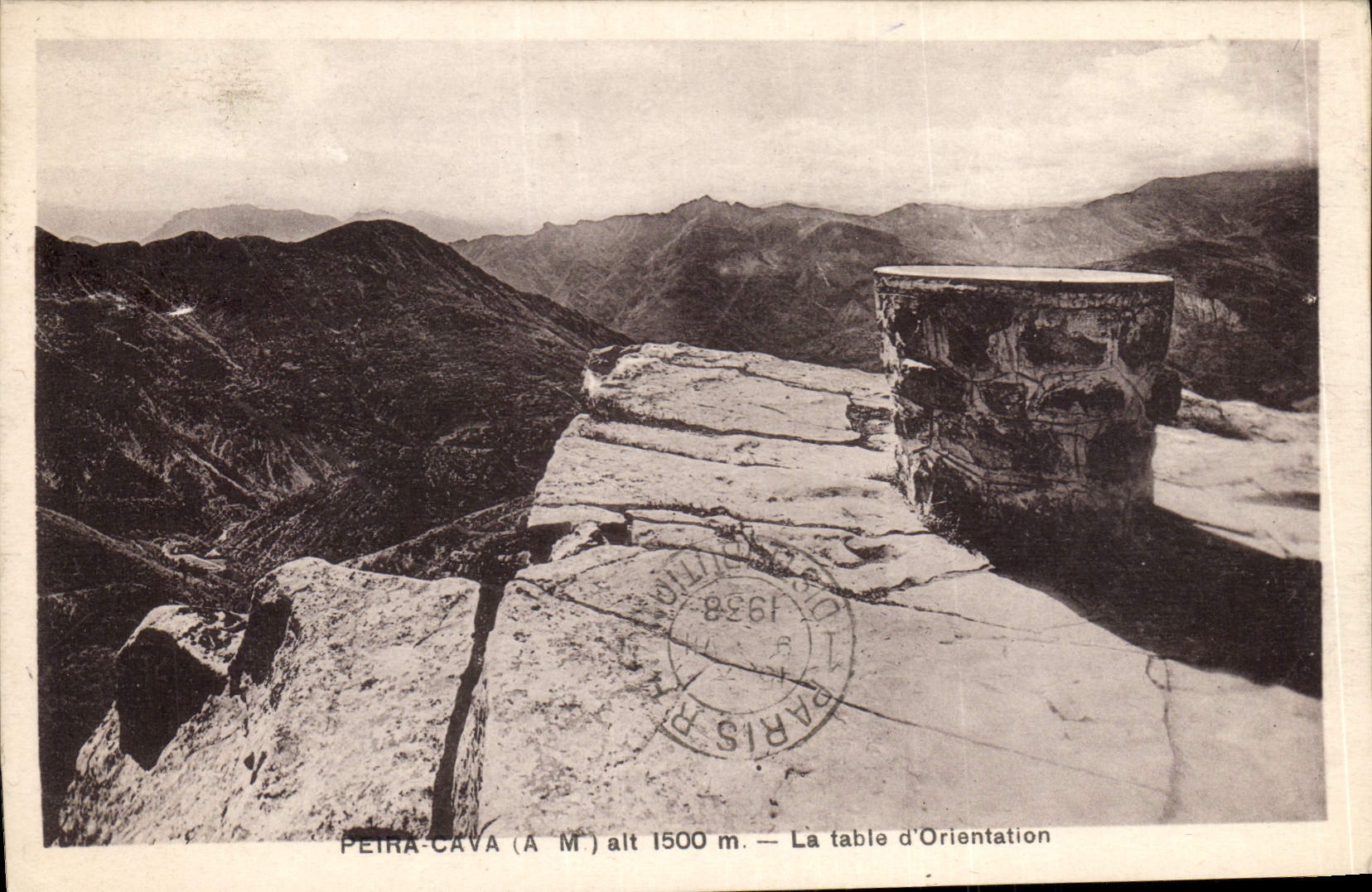 CPA Peira Cava La Table d'Orientation