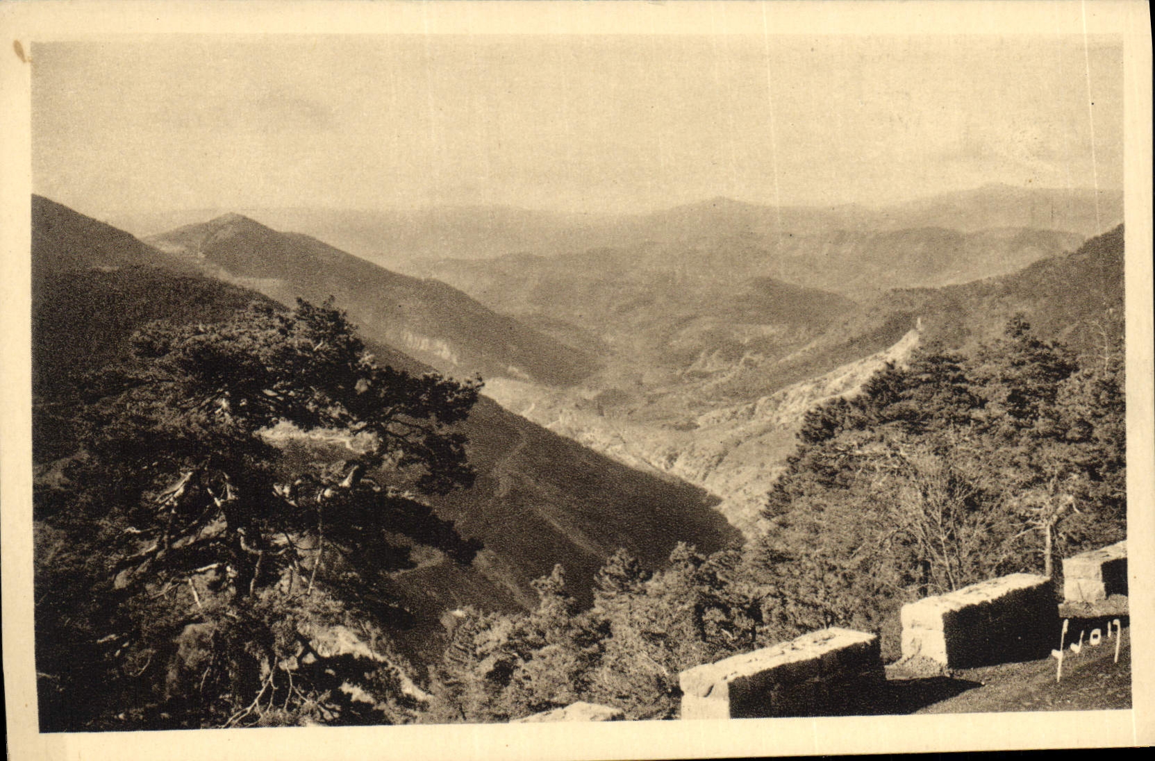 CPA De Nice a Sospel Par Peira Cava Turini Vallee du paillon de Luceram