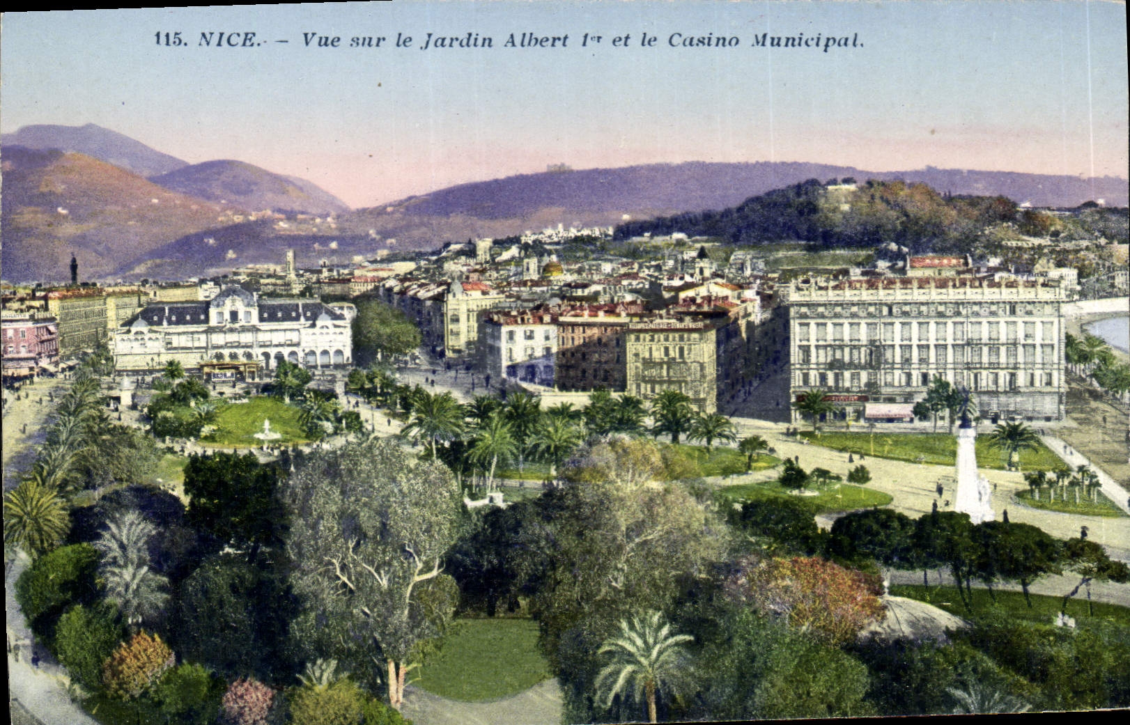 CPA Nice Vue Sur le Jardin Albert 1er et le Casino Municipal