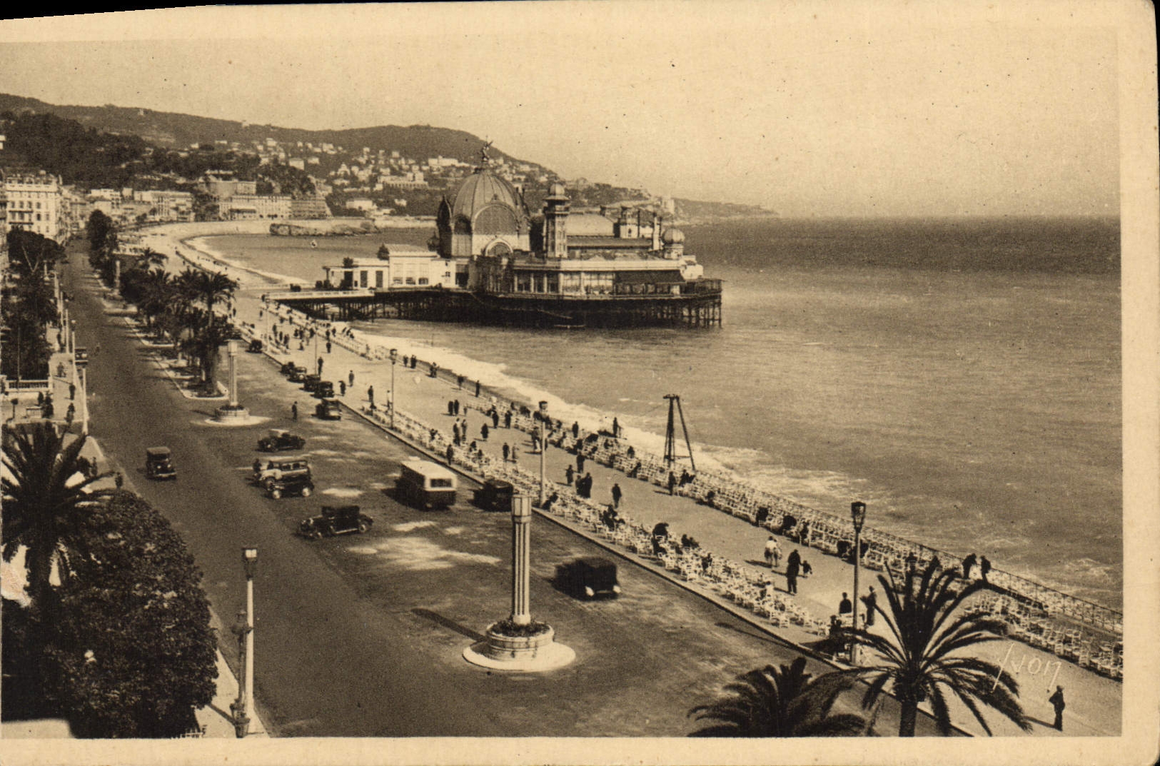 CPA Nice Promenade des Anglais et Casino de la Jetee