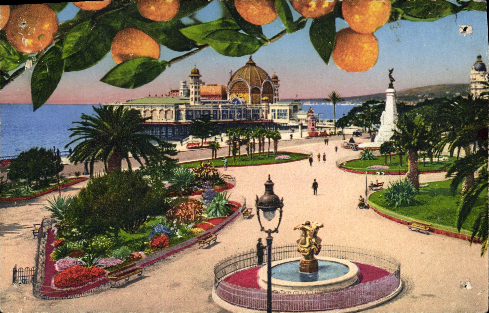 CPA Nice La Jetee Promenade et le Jardin Albert 1er Citrons
