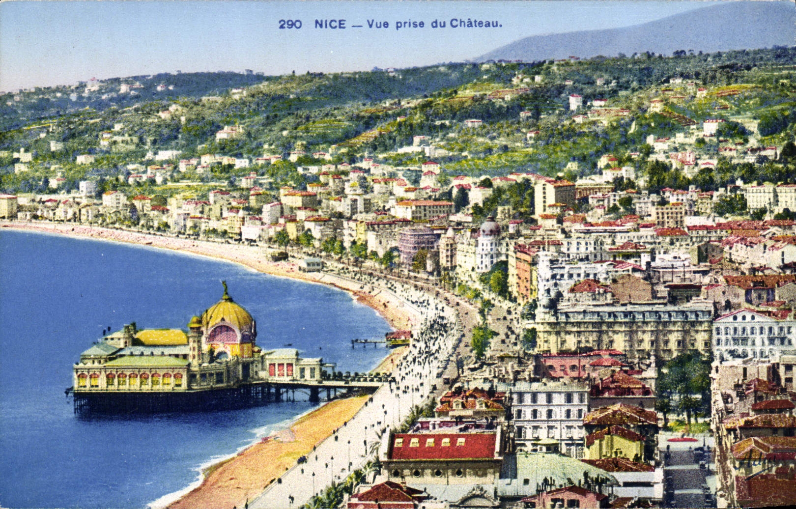 CPA Nice Vue Prise du Chateau