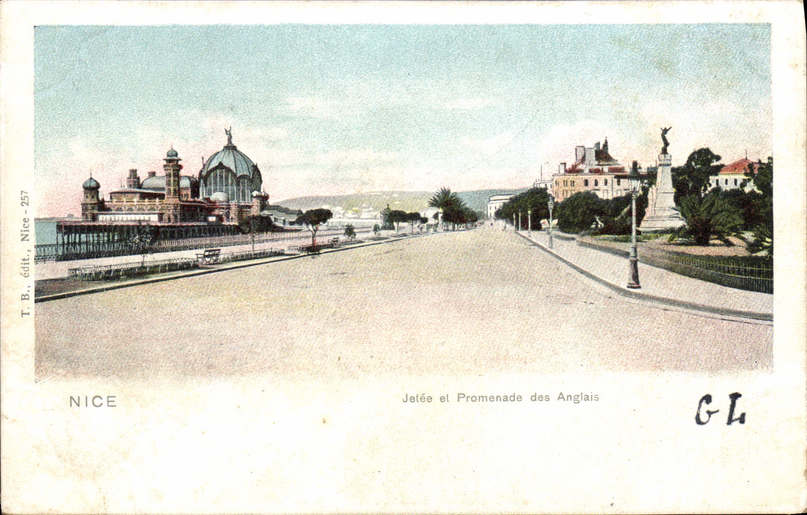 CPA Nice Jetee et Promenade des Anglais