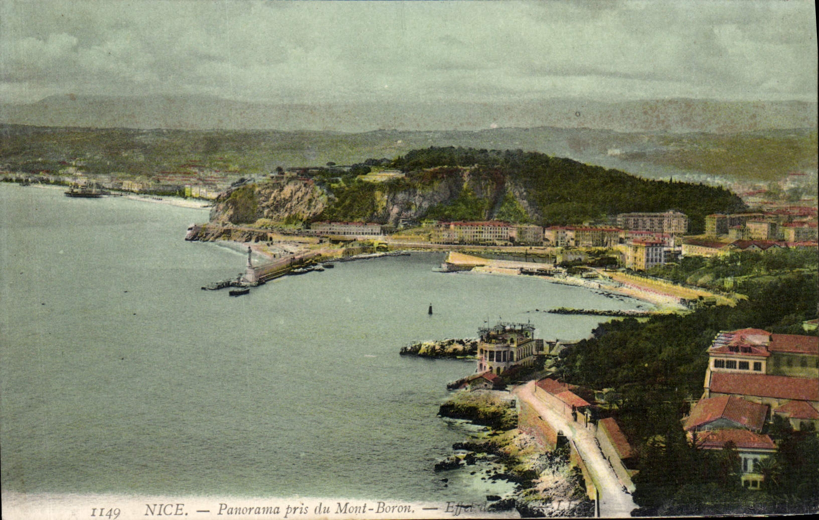 CPA Nice Panorama Pris du Mont Boron